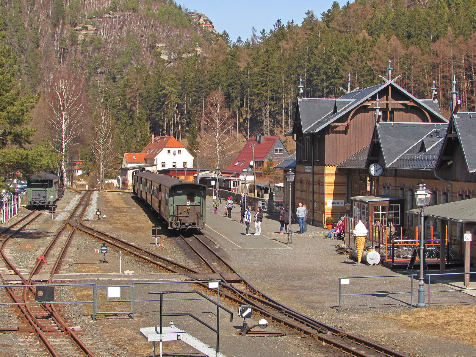 Oybin Zittauer Gebirge Bahnhof