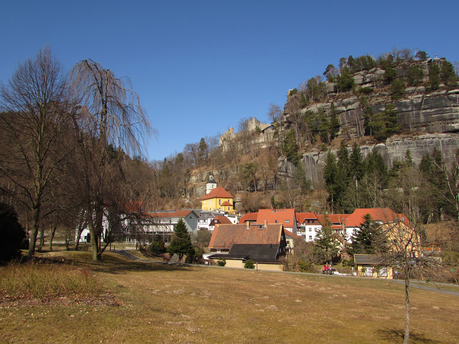 Oybin Zittauer Gebirge Totale