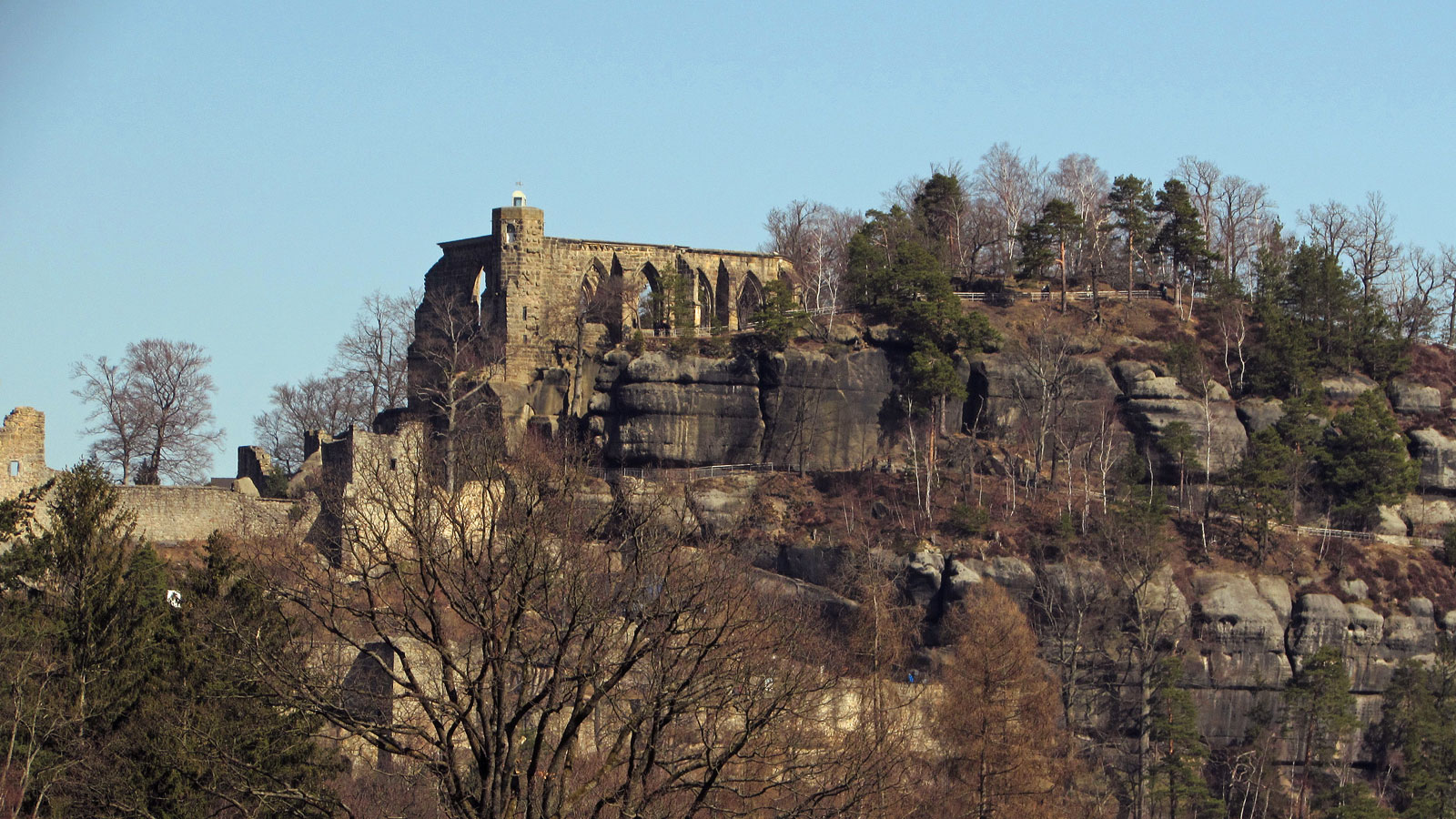 Oybin Zittauer Gebirge Klosterruine