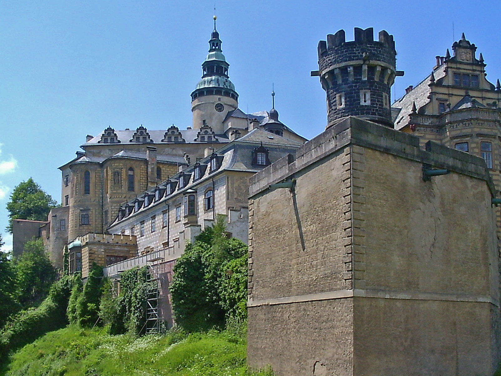 Friedland Frydlant Schloss nah
