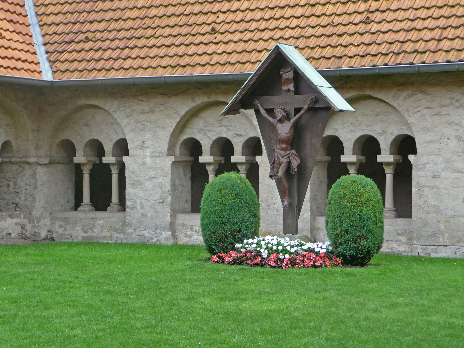 Paderborn Busdorfkirche Kreuzgang innen