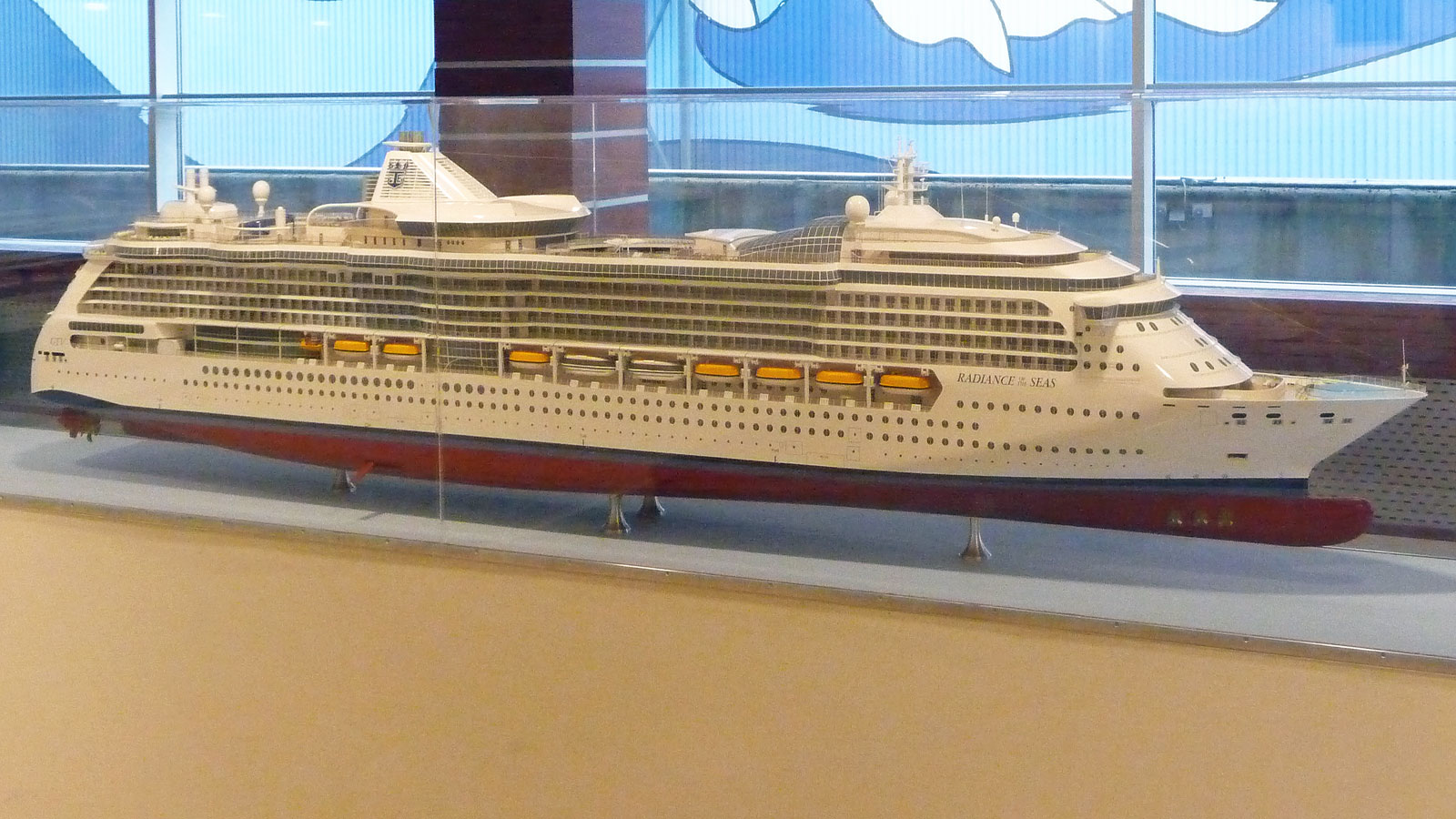 Papenburg Meyer Werft Besucherzentrum Modell Radiance of the Sea