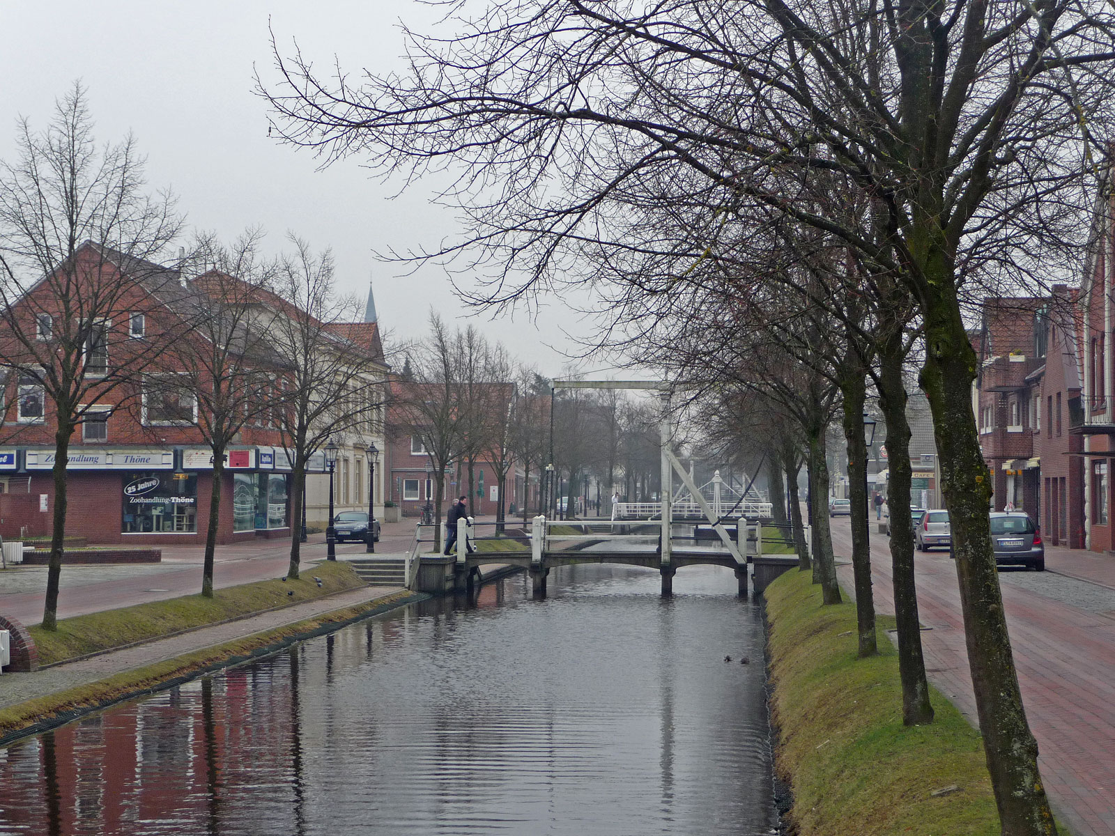 Papenburg Hauptkanal Winter