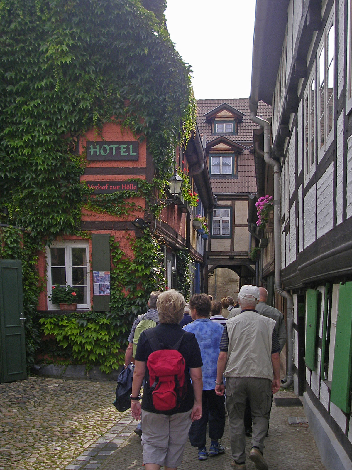 Quedlinburg Schuhhof Hotel Vorhof zur Hölle