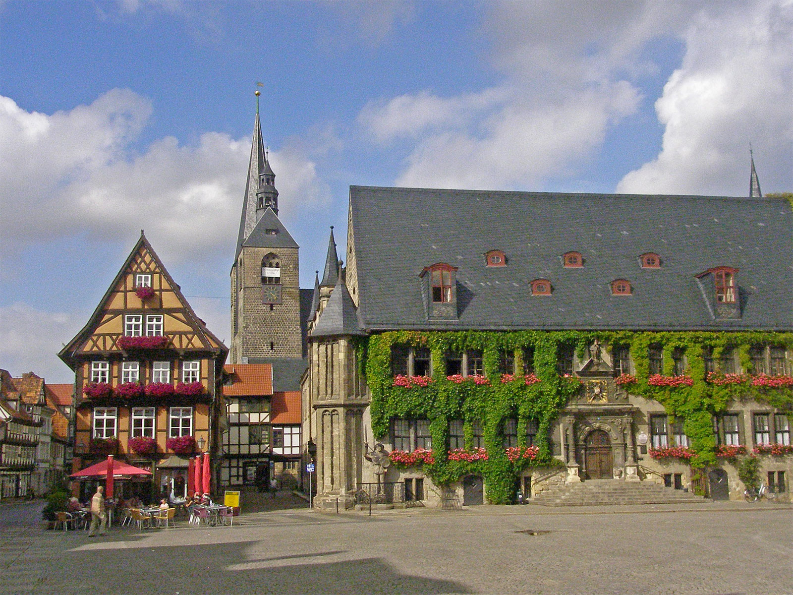 Quedlinburg Marktplatz Rathaus
