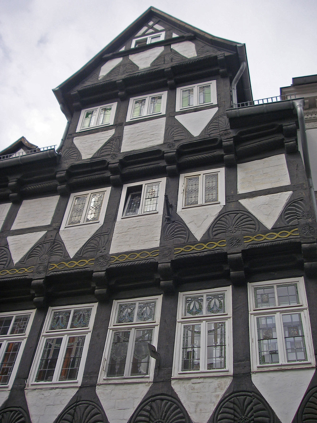 Quedlinburg Fachwerk Palmetten