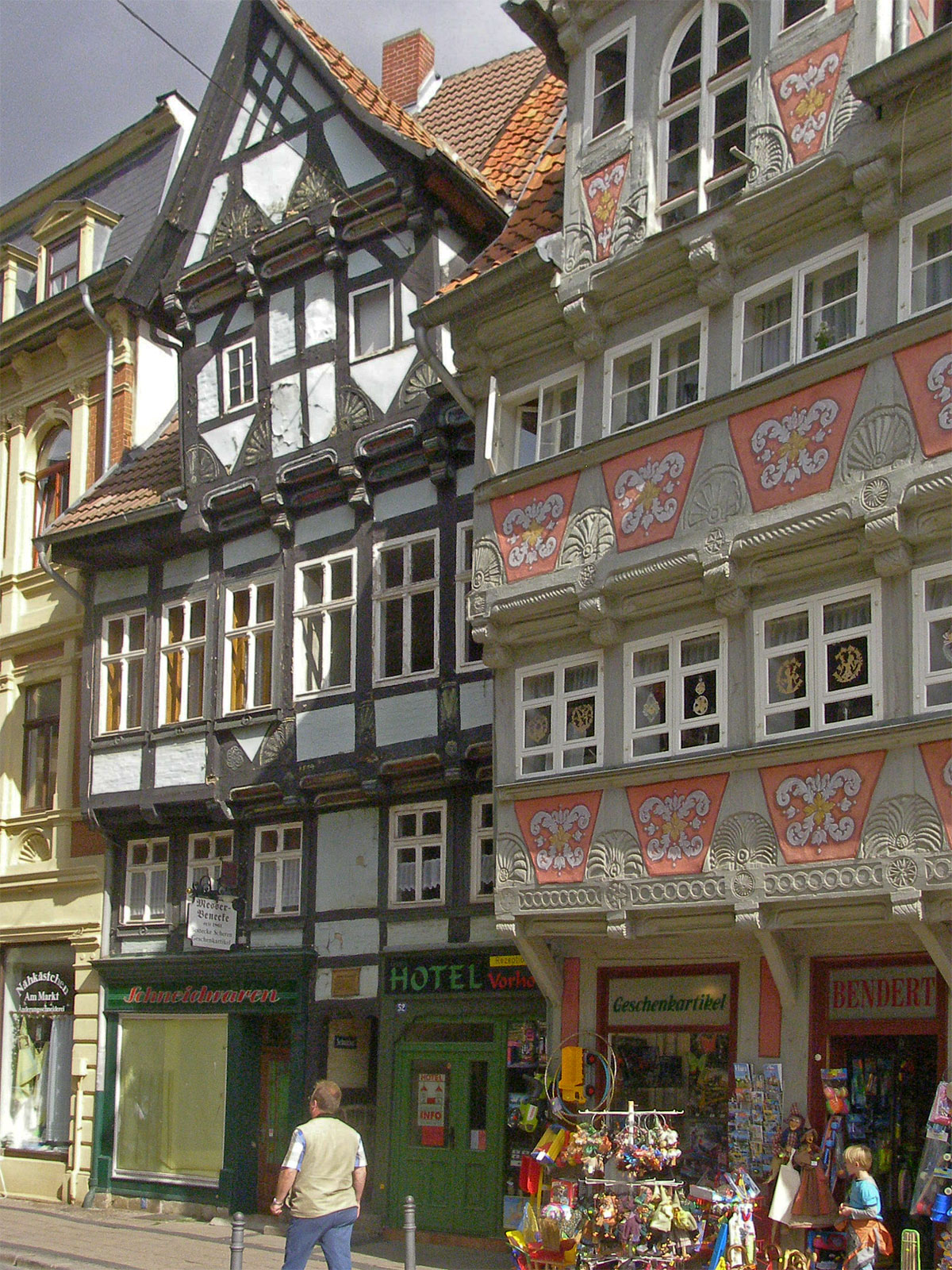 Quedlinburg Breite Straße Fachwerkhaus