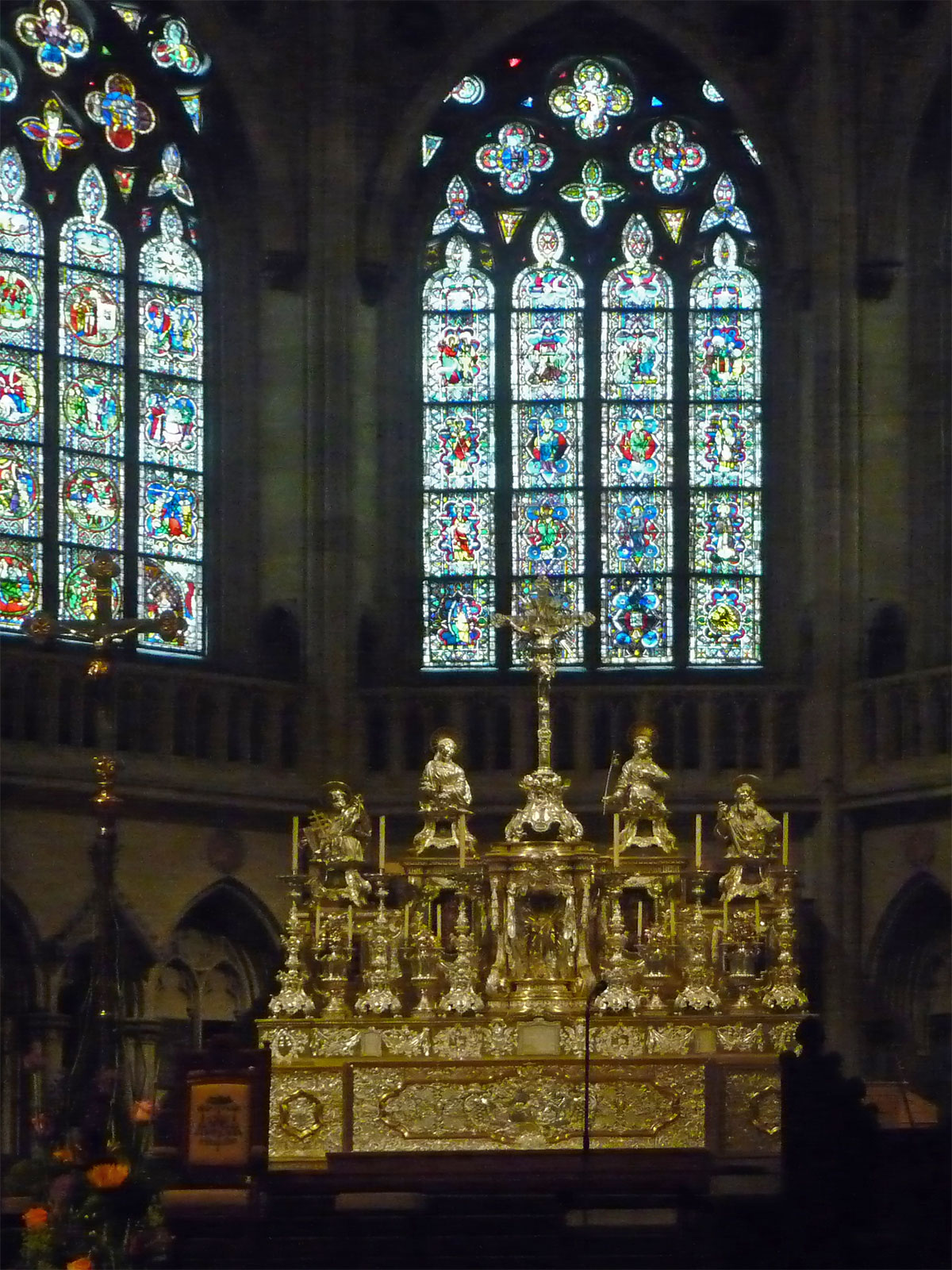 Regensburg Dom Altarraum Fenster