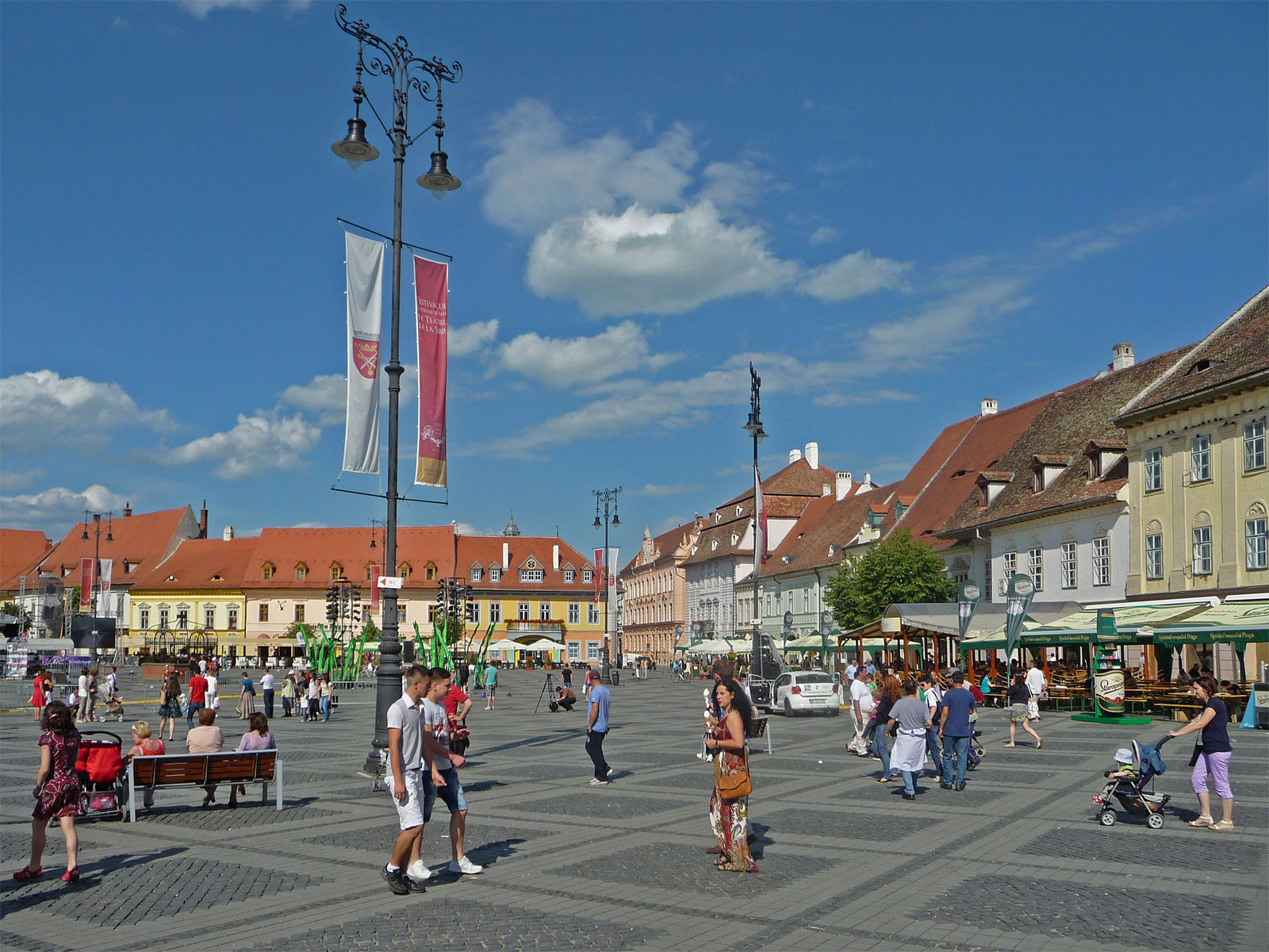 Rumänien Sibiu Großer Ring Totale