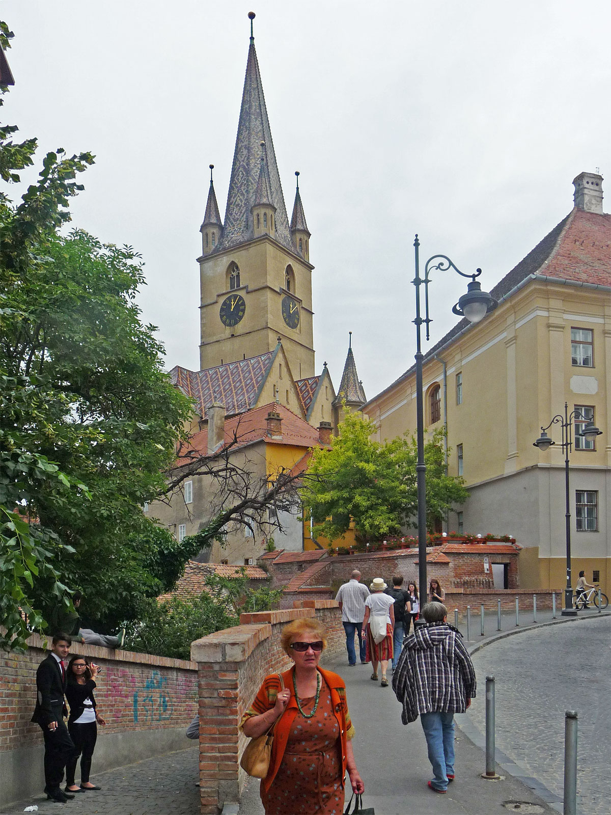 Rumänien Sibiu Turm evangelische Kirche