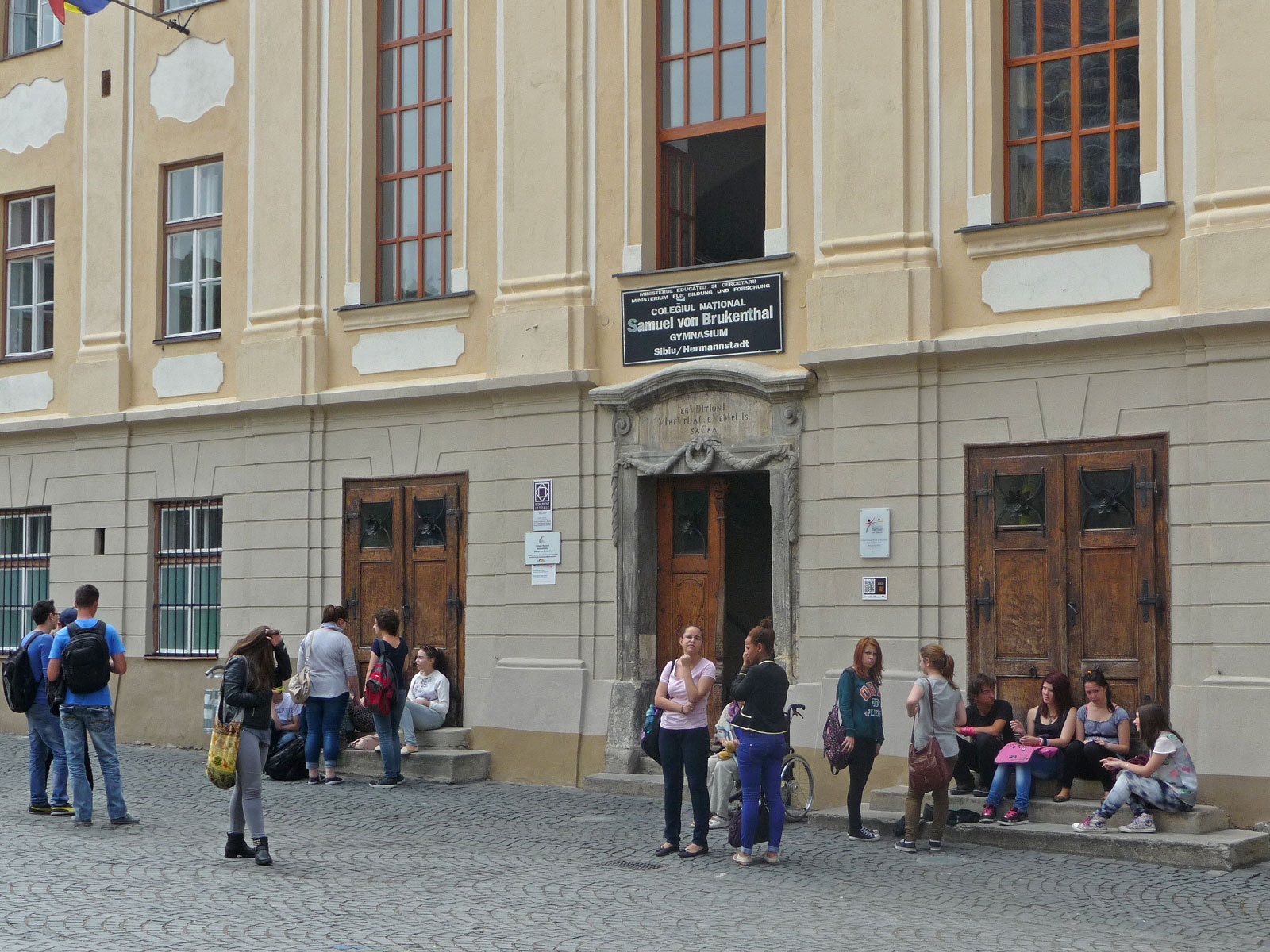 Rumänien Hermannstadt deutschsprachiges Gymnasium