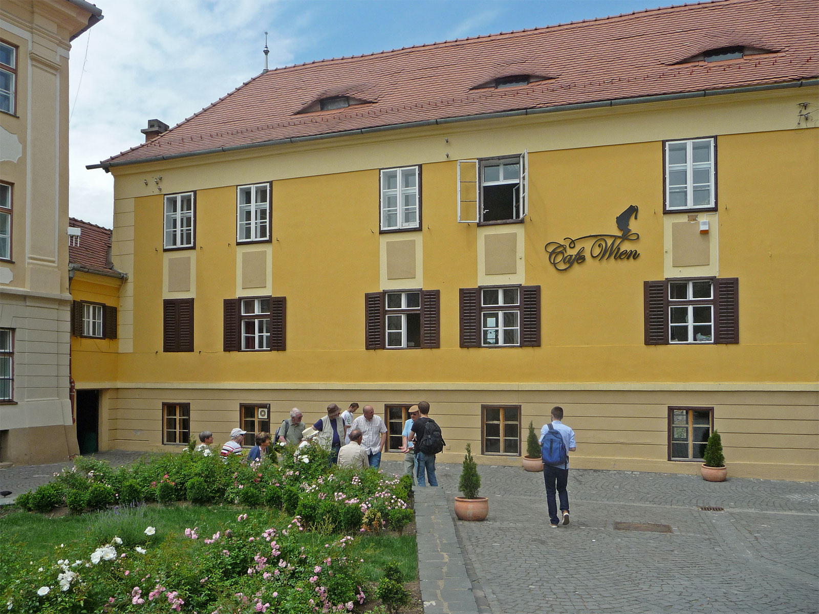 Rumänien Sibiu Cafe Wien