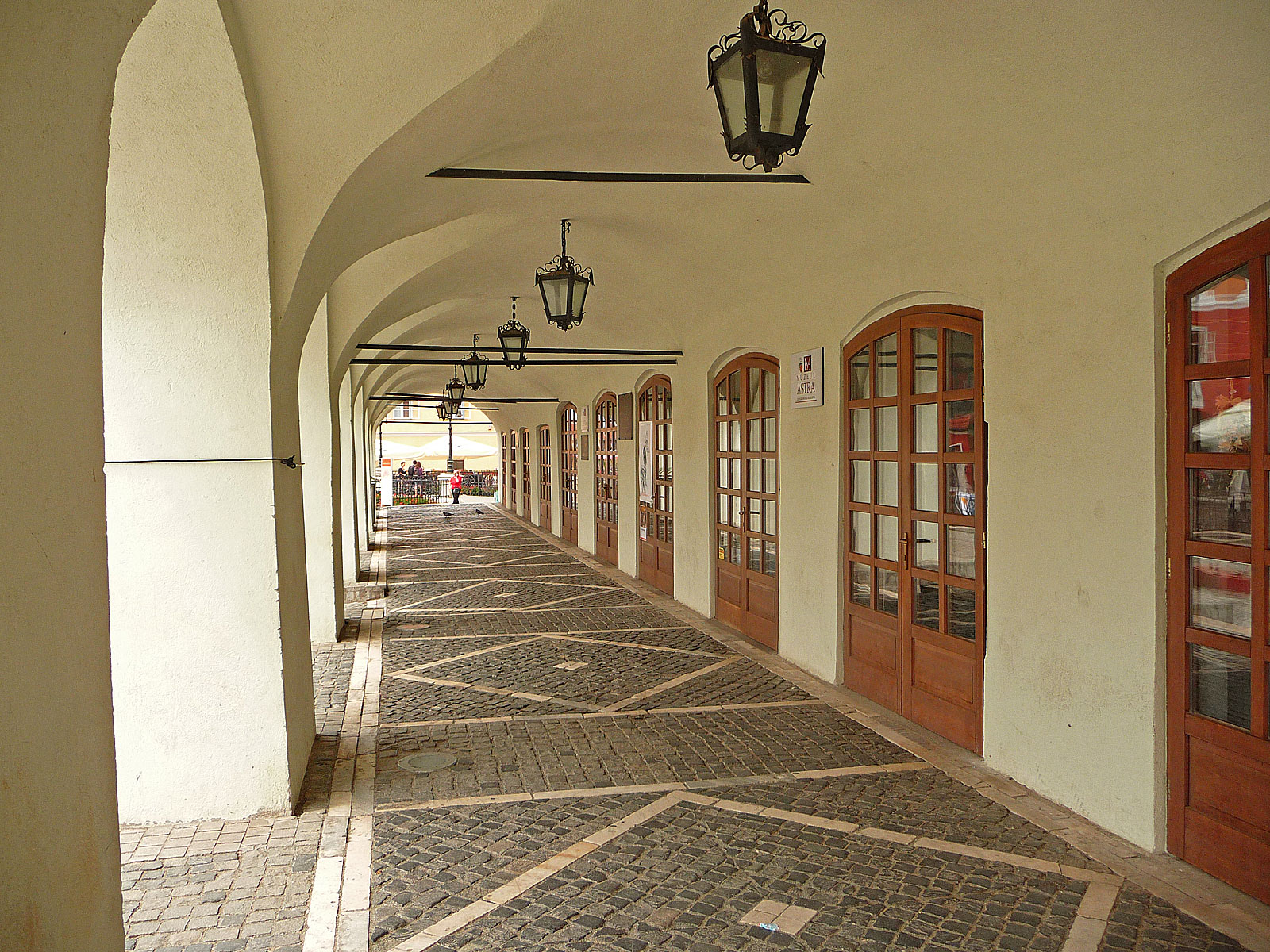 Rumänien Sibiu Kleiner Ring Arkaden