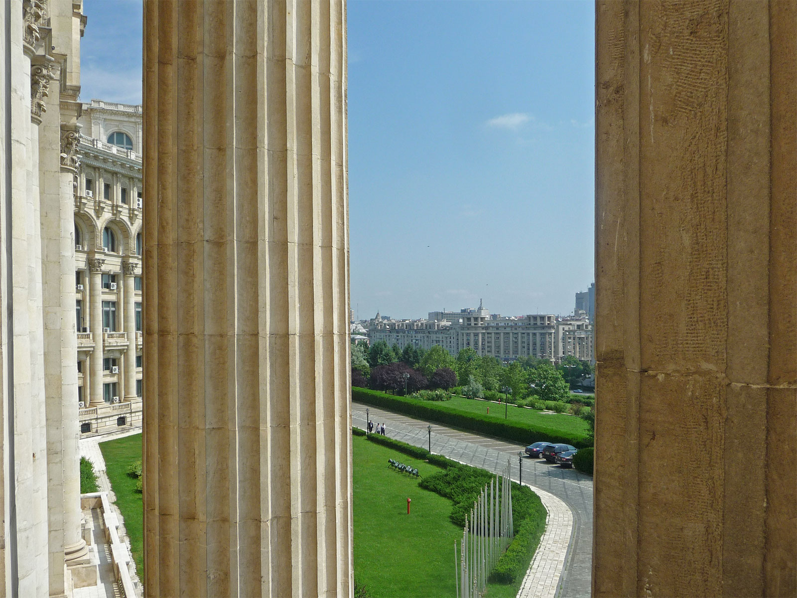Bukarest Parlamentspalast Säulen