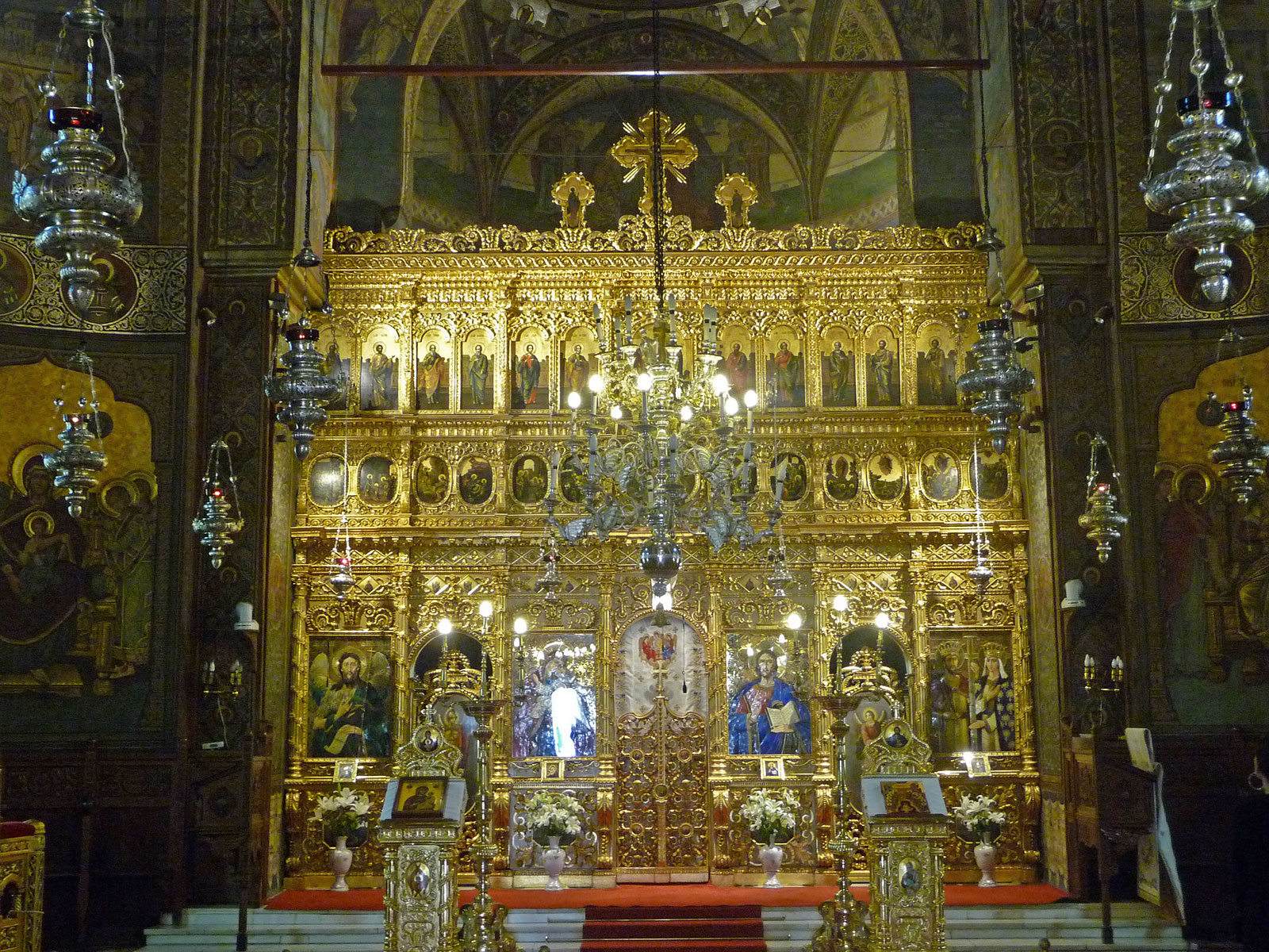 Bukarest orthodoxe Kathedrale Altar