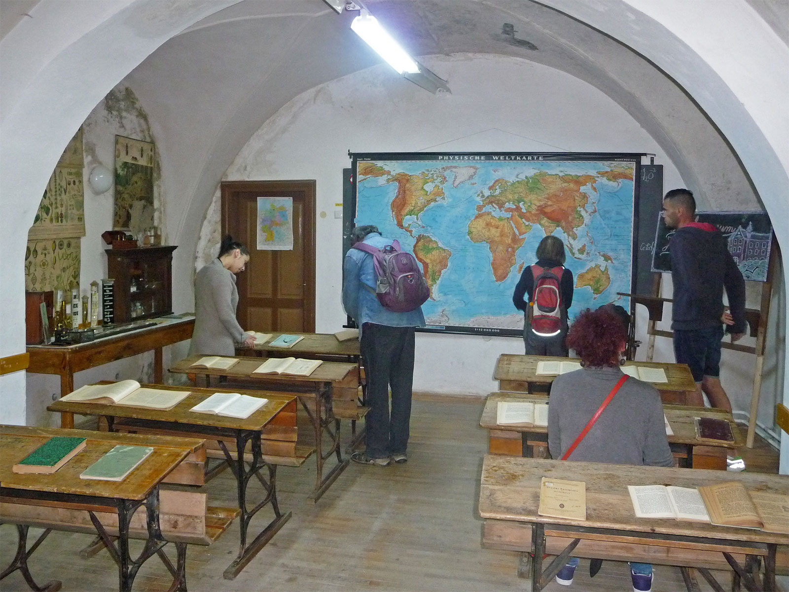 Rumänien Sighisoata Schulmuseum innen