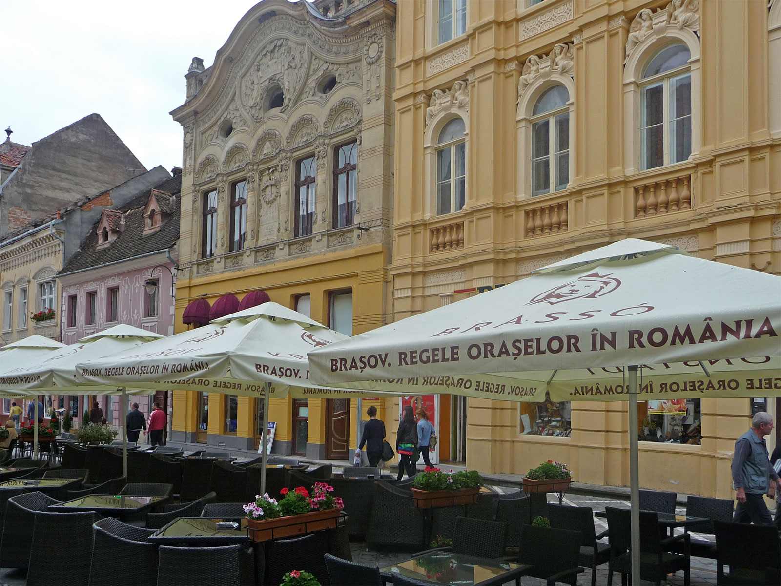 Rumänien Brasov Fußgängerzone