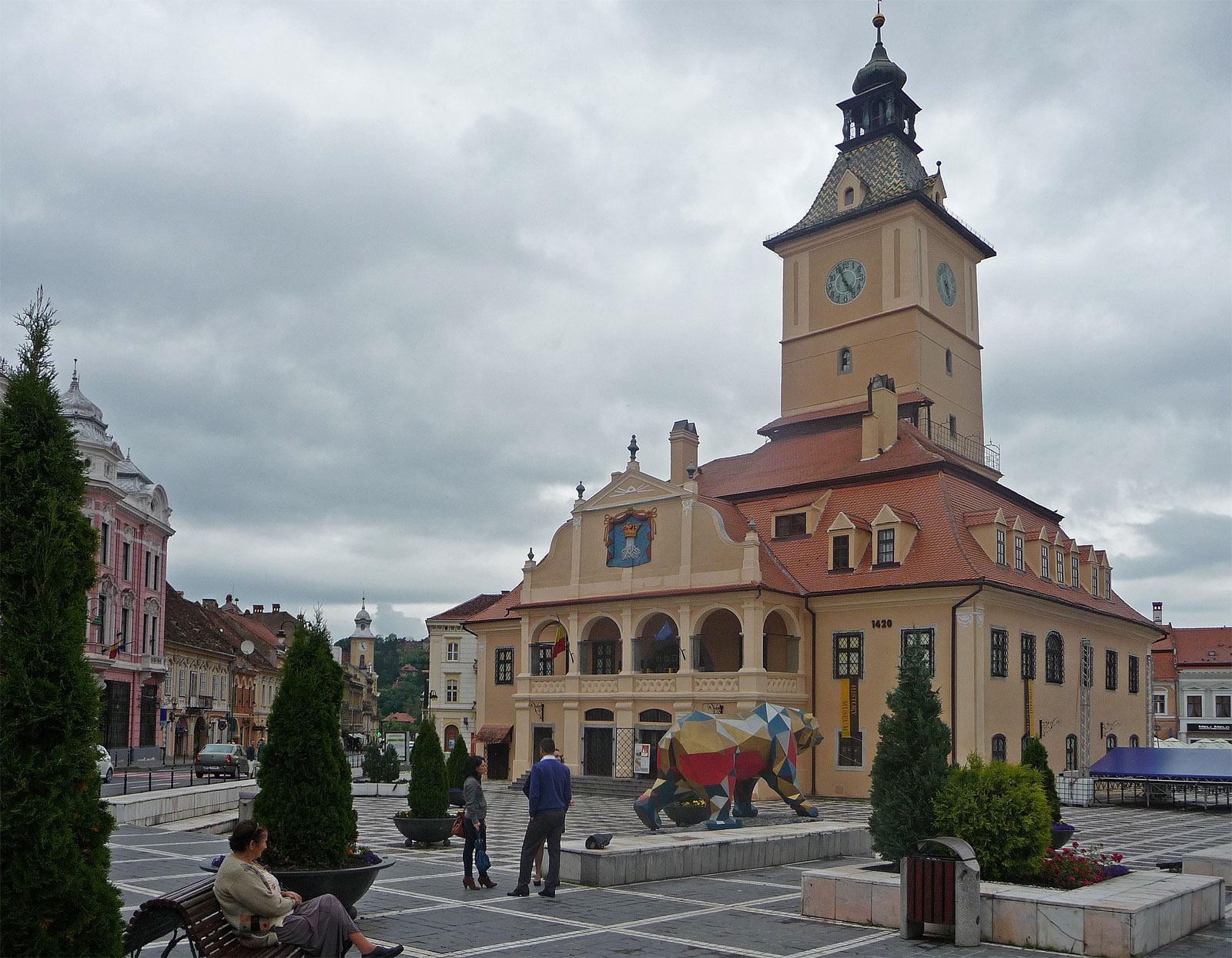 Rumänien Brasov Rathaus