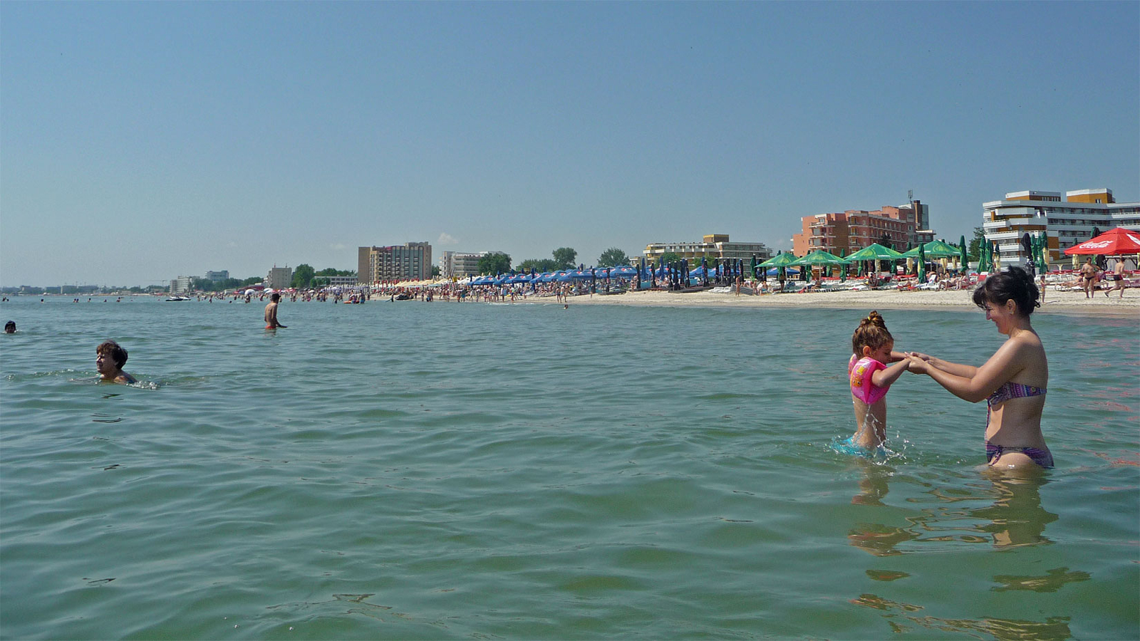Rumänien Mamaia Badevergnügen