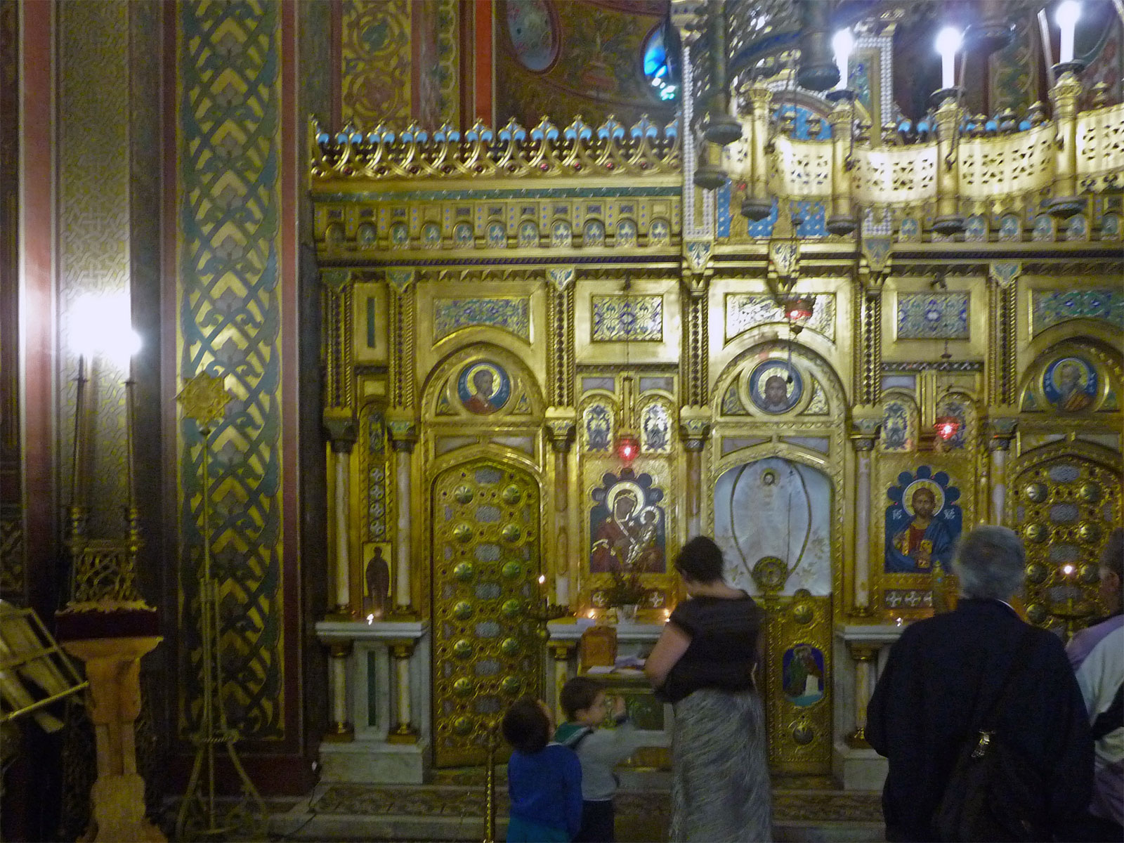Rumänien Curtea de Arges Kirche innen