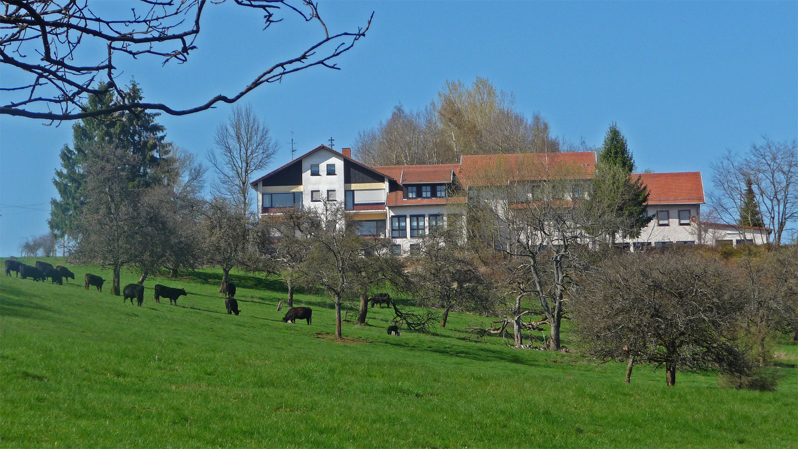 Saarland Scheiden Pension Paradies außen