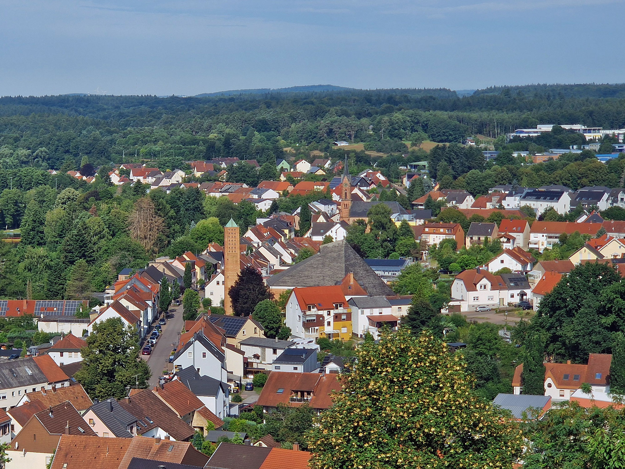 Kirkel Aussicht Burg Neuhäusel