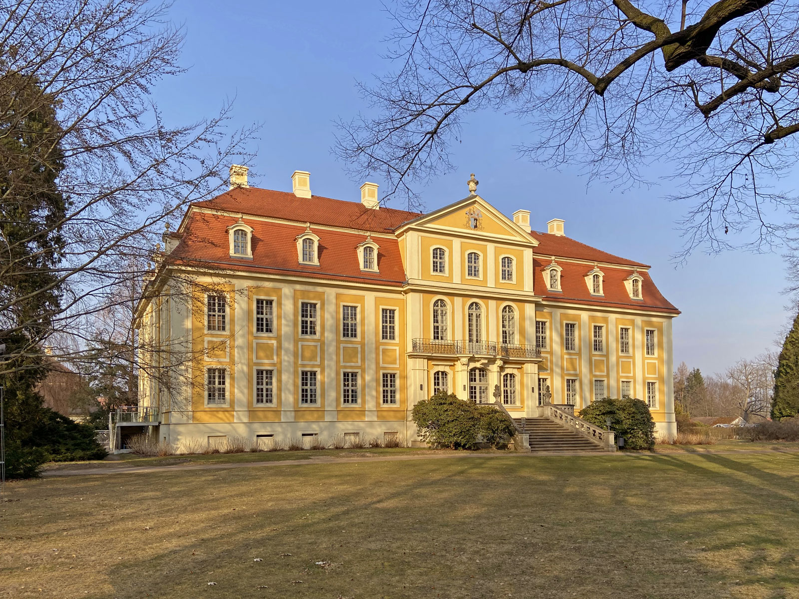 Rammenau Schloss Parkseite