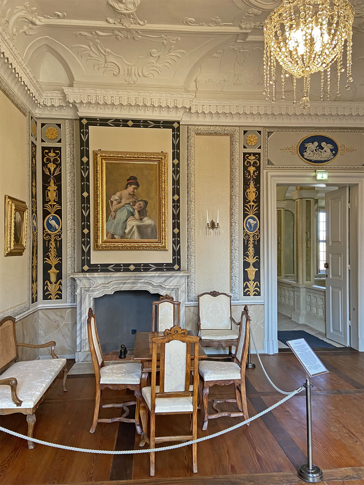 Rammenau Schloss Goldenes Zimmer