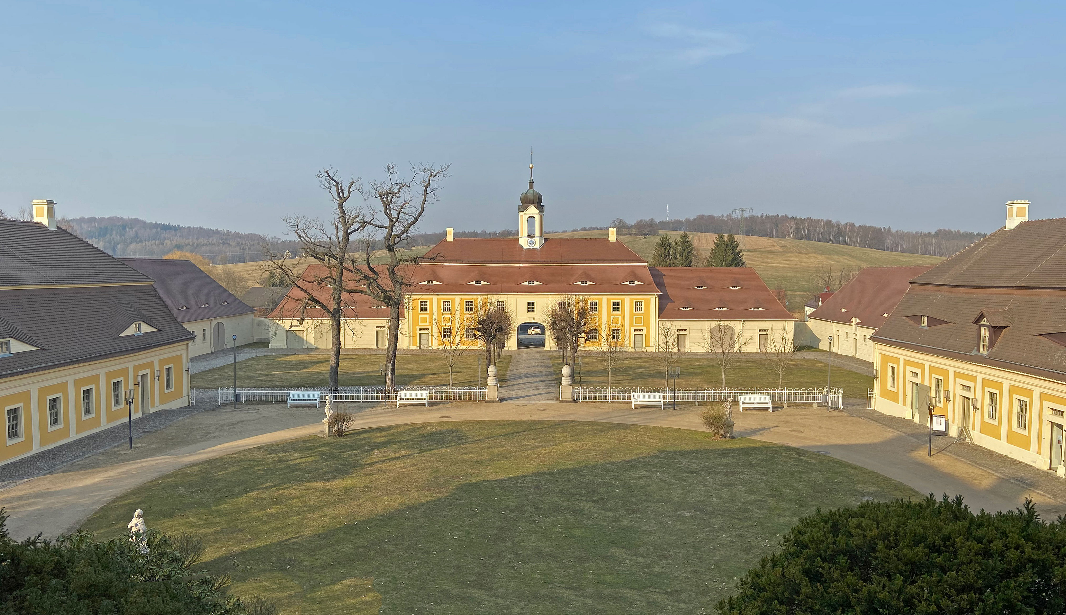 Rammenau Schloss Innenhof