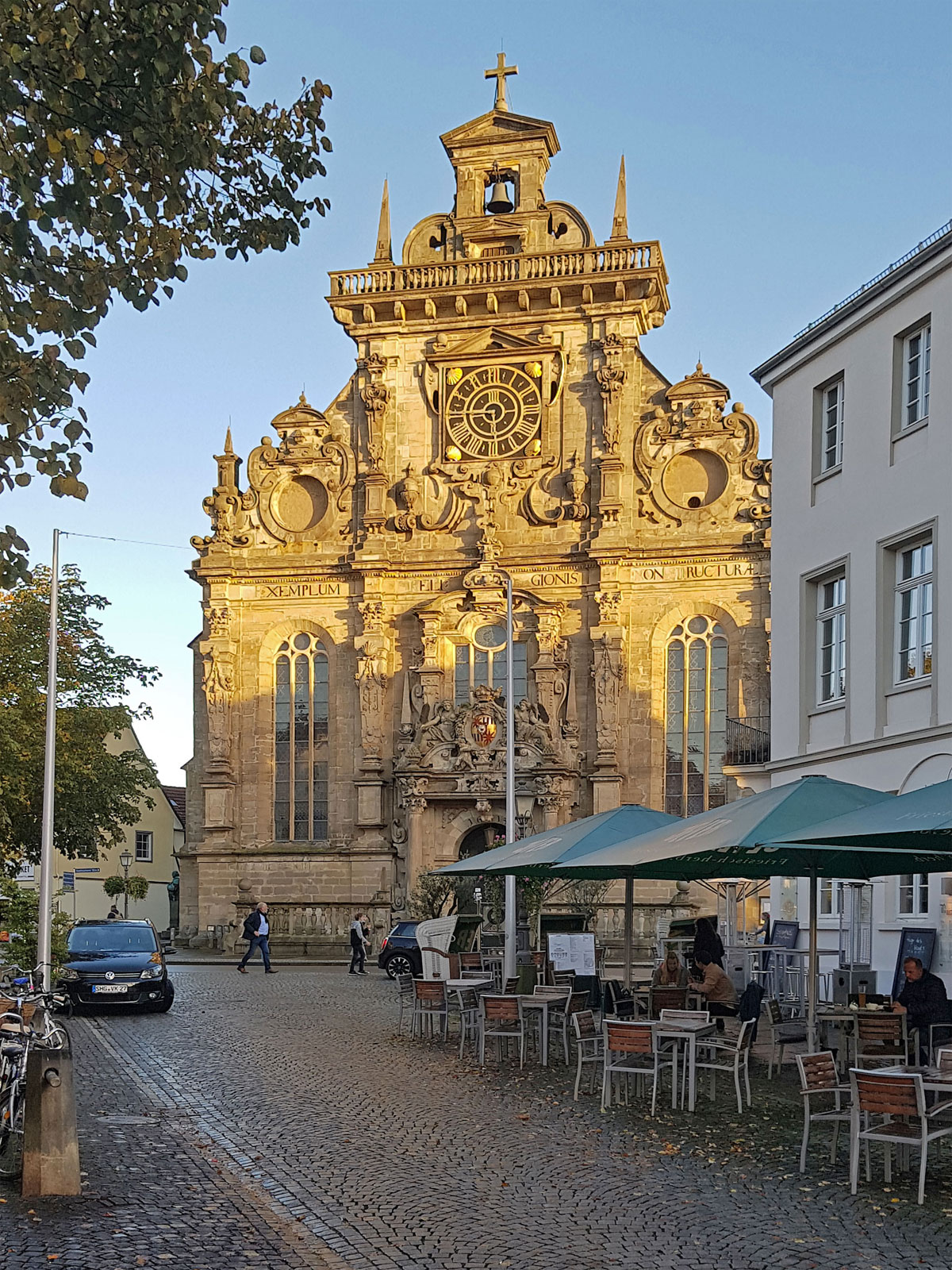 Bückeburg Stadtkirche Abendlicht