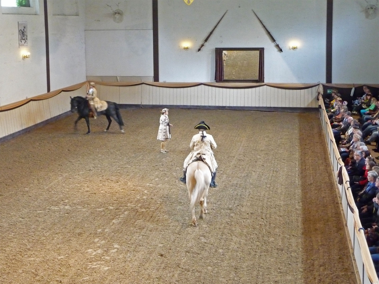 Bückeburg Hofreitschule Vorführung