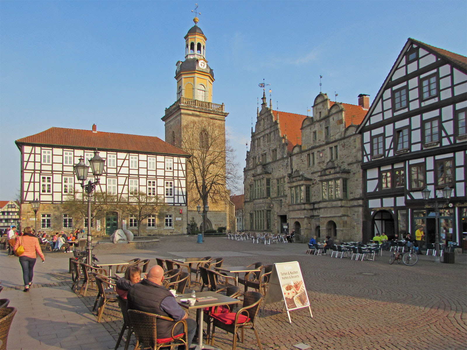 Rinteln Marktplatz Nikolaikirche