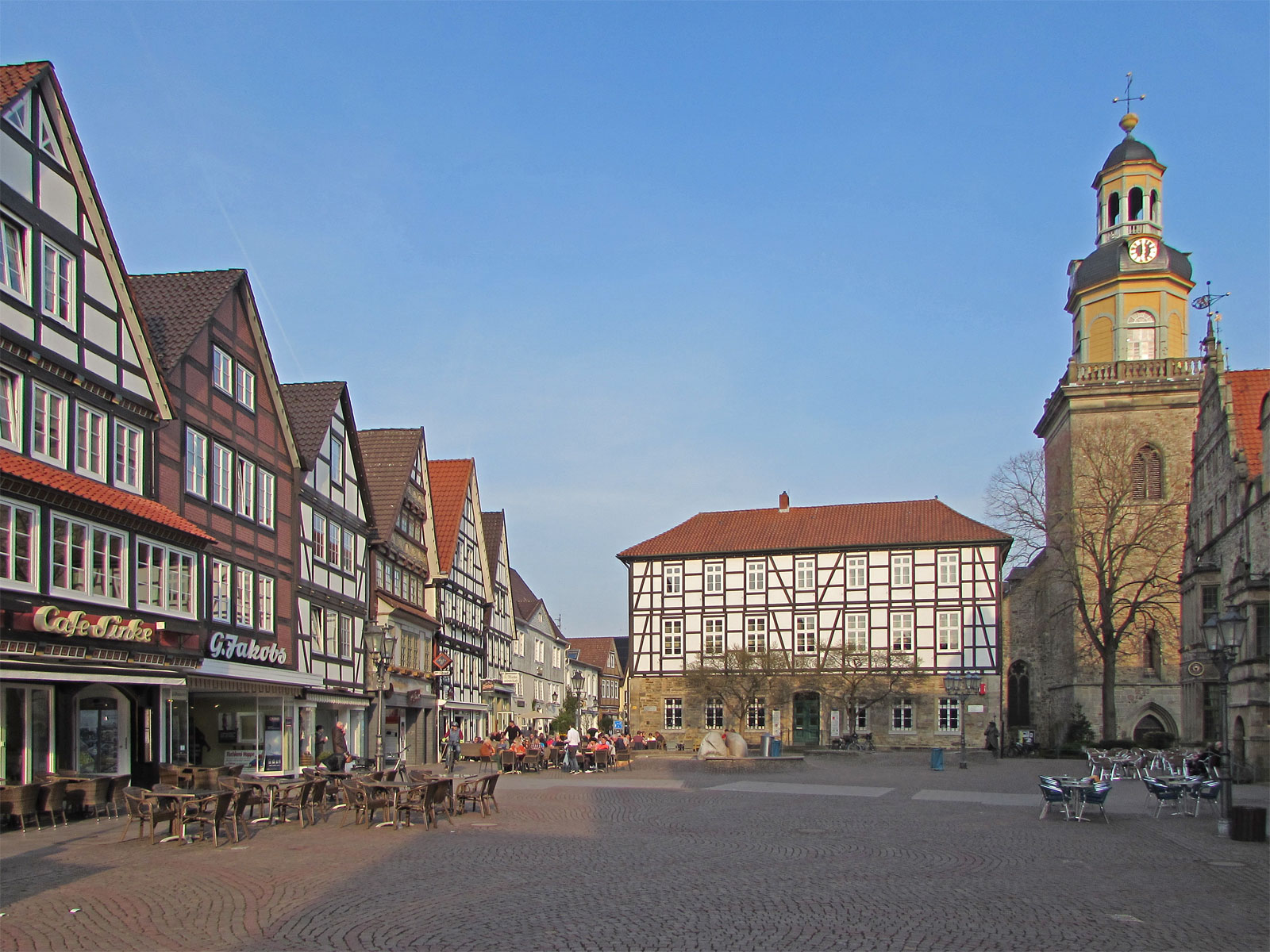 Rinteln Marktplatz Ostseite