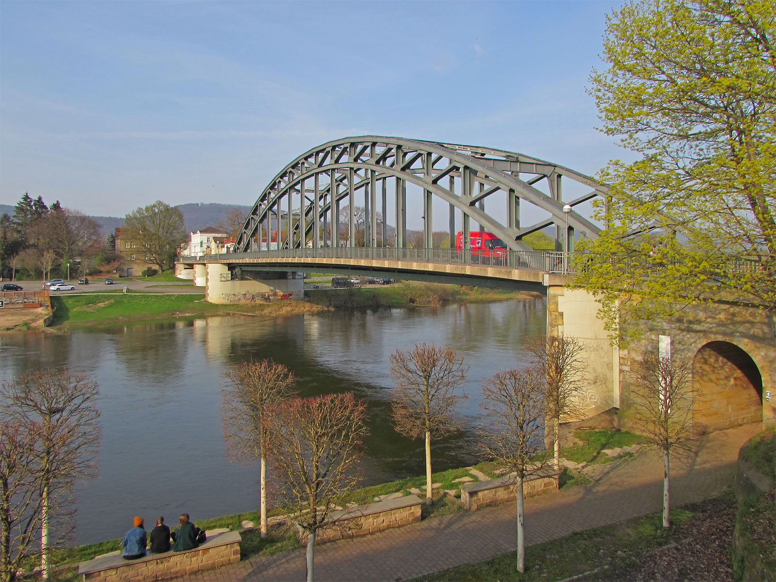 Rinteln Weser Hindenburgbrücke