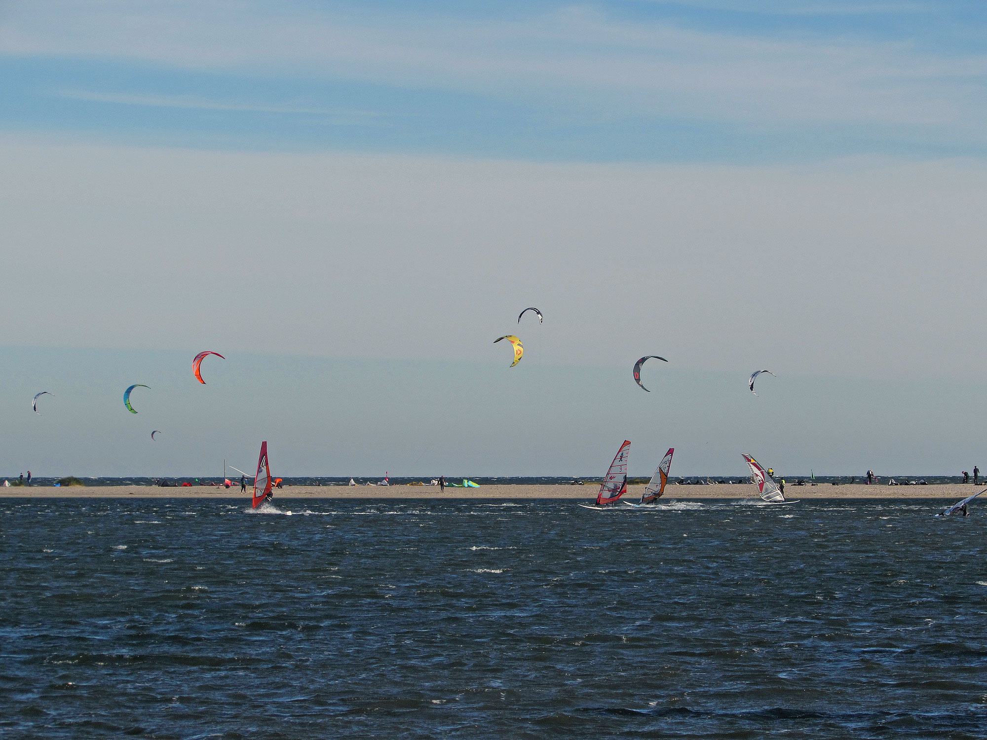 Fehmarn Burgtiefe Windsurfer