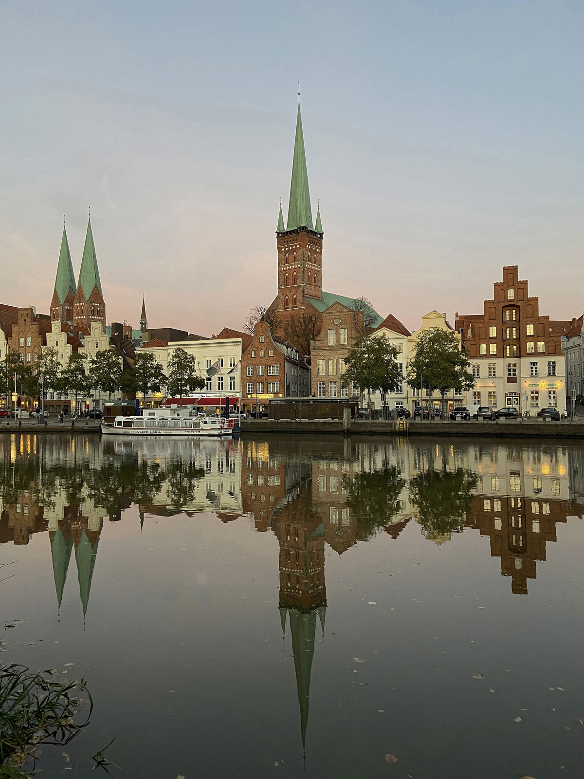 Lübeck Trave Marienkirche St. Petri