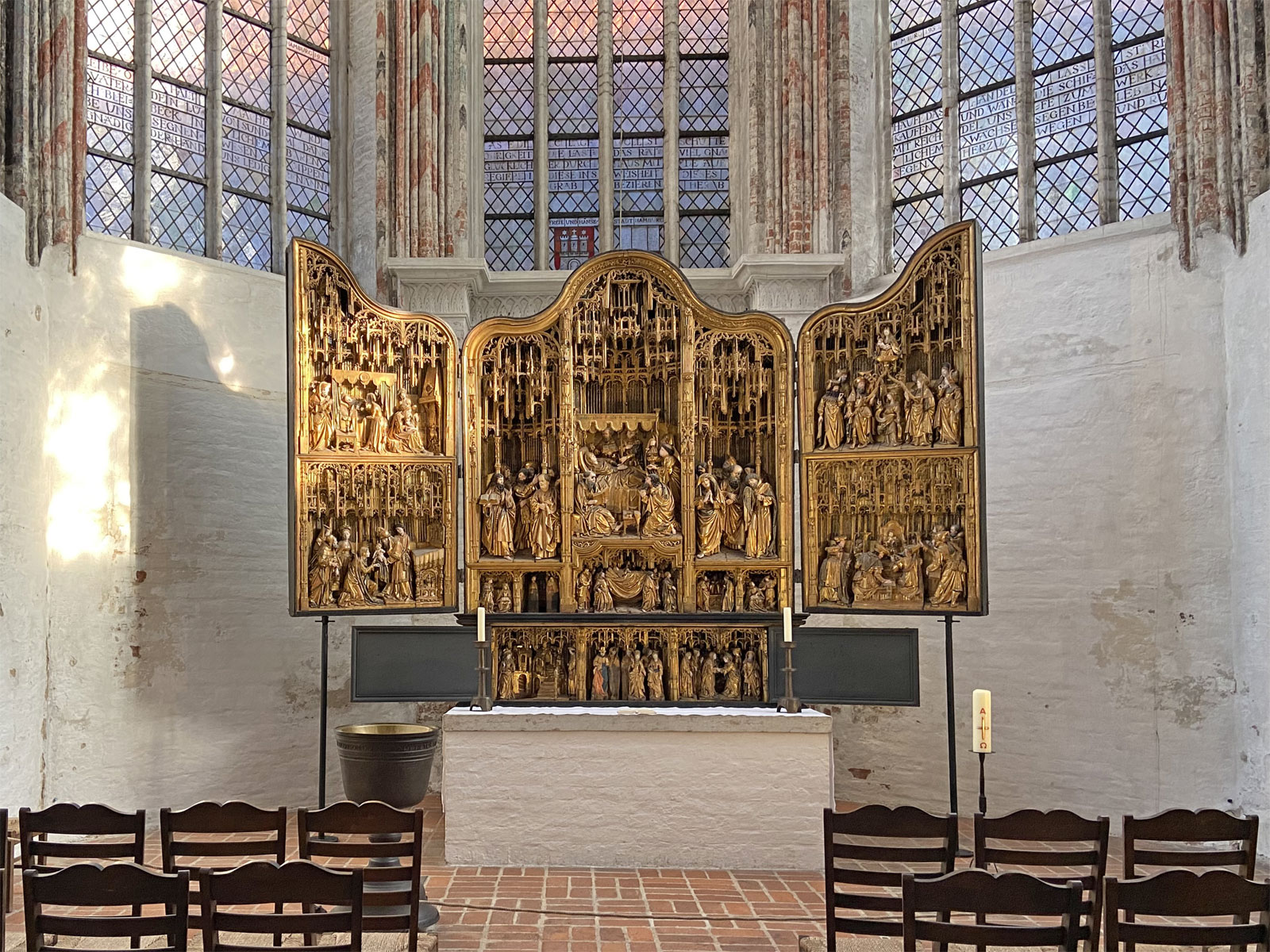 Lübeck Marienkirche Altar