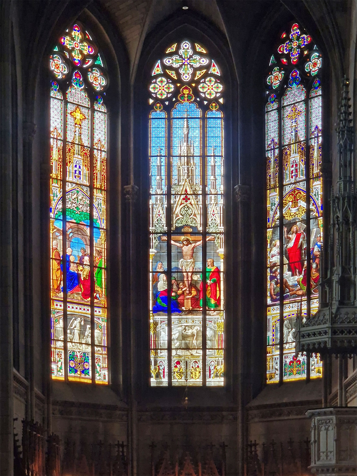 Basel Elisabethenkirche Fenster