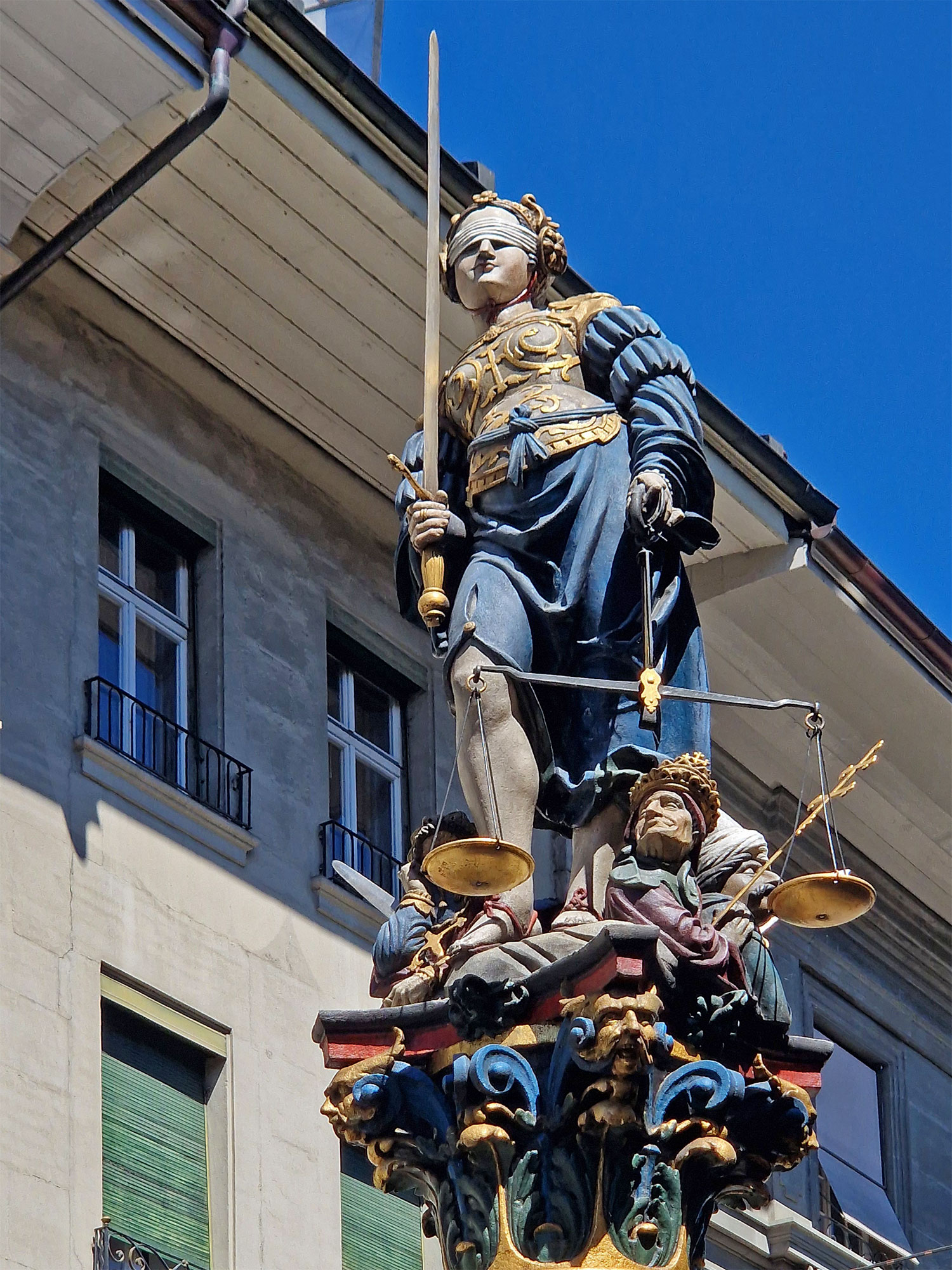 Bern Gerechtigkeitsgasse Justitiabrunnen