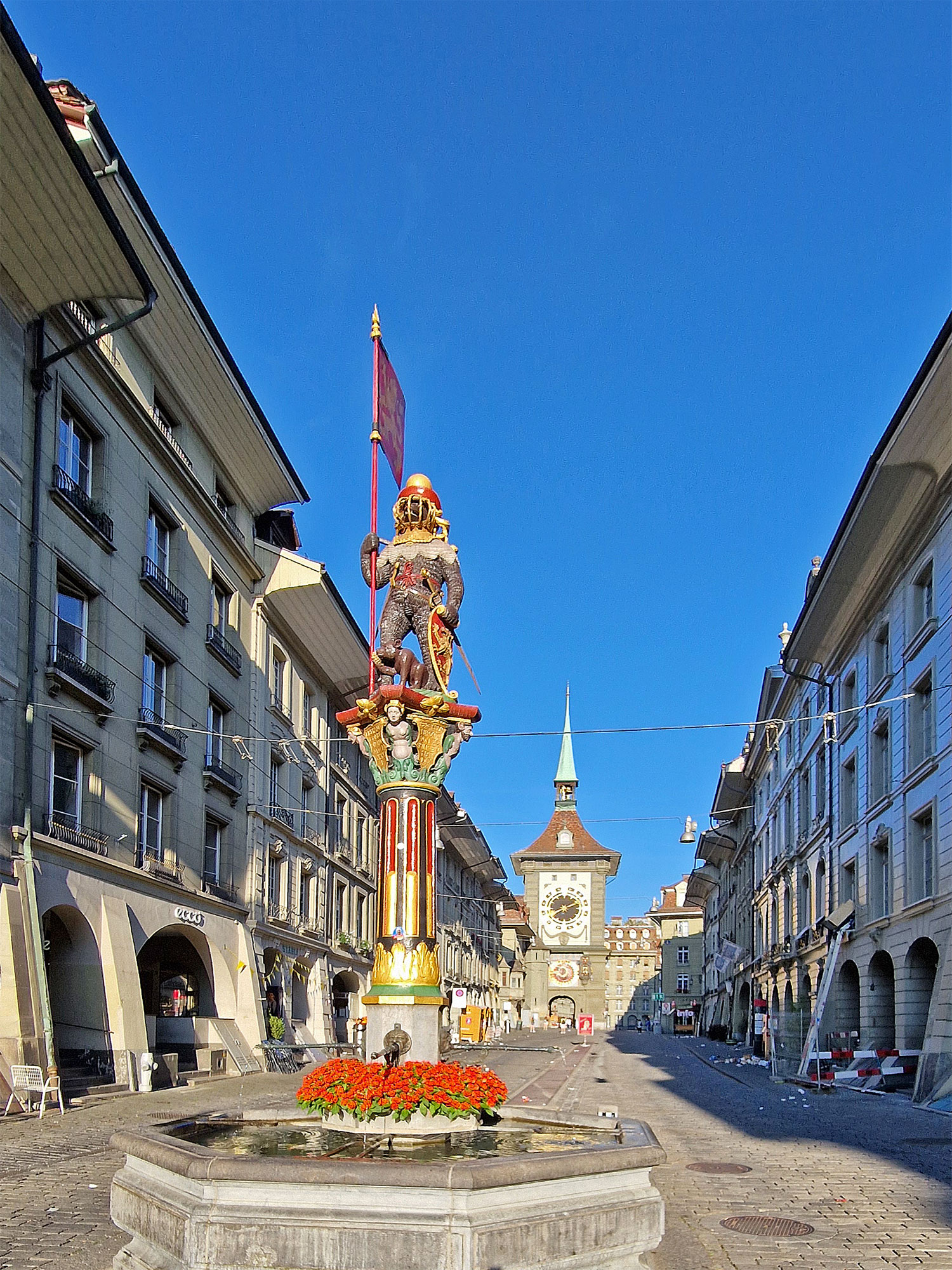 Bern Kramgasse Zähringerbrunnen