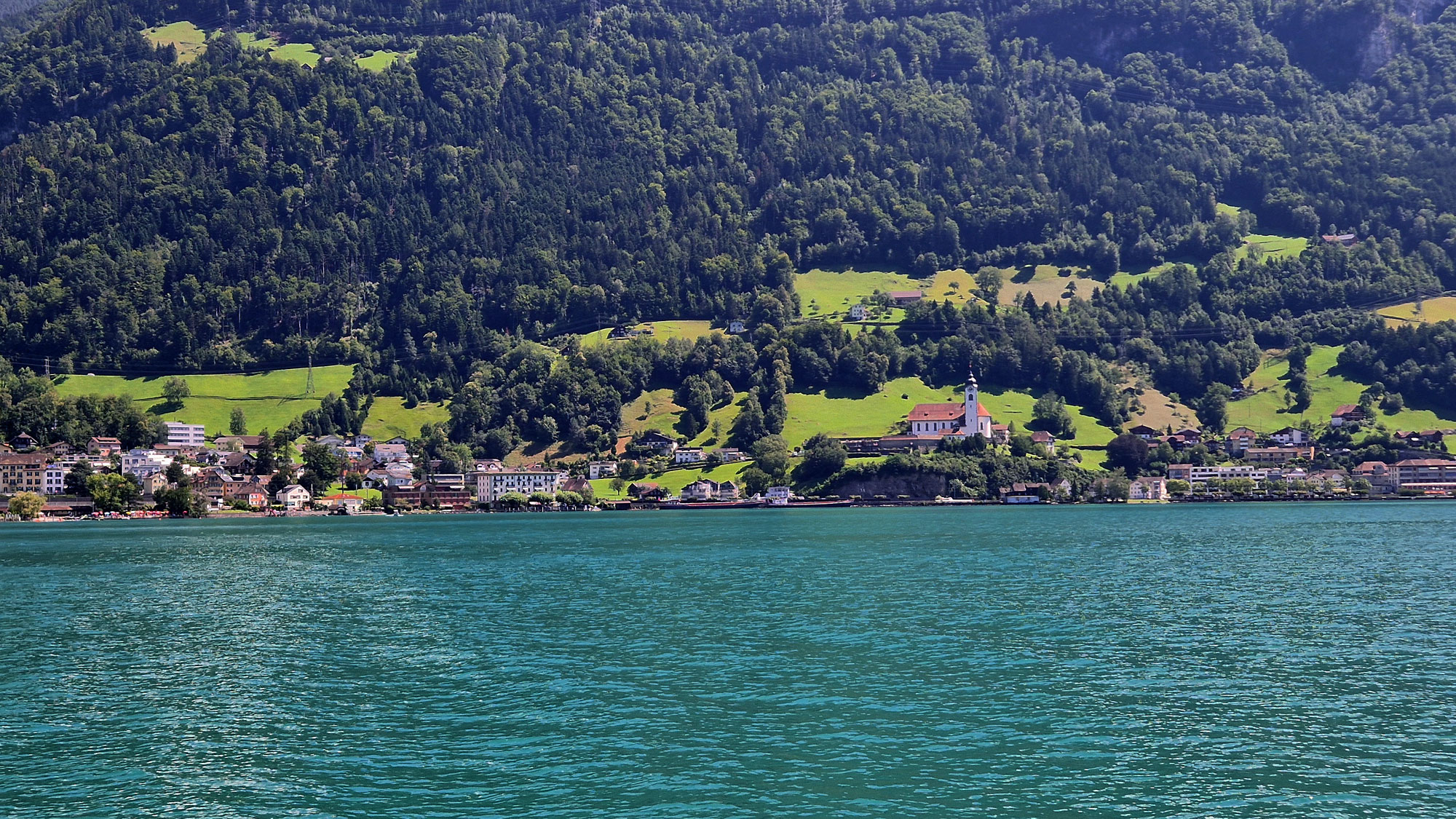 Flüelen Vierwaldstättersee Totale