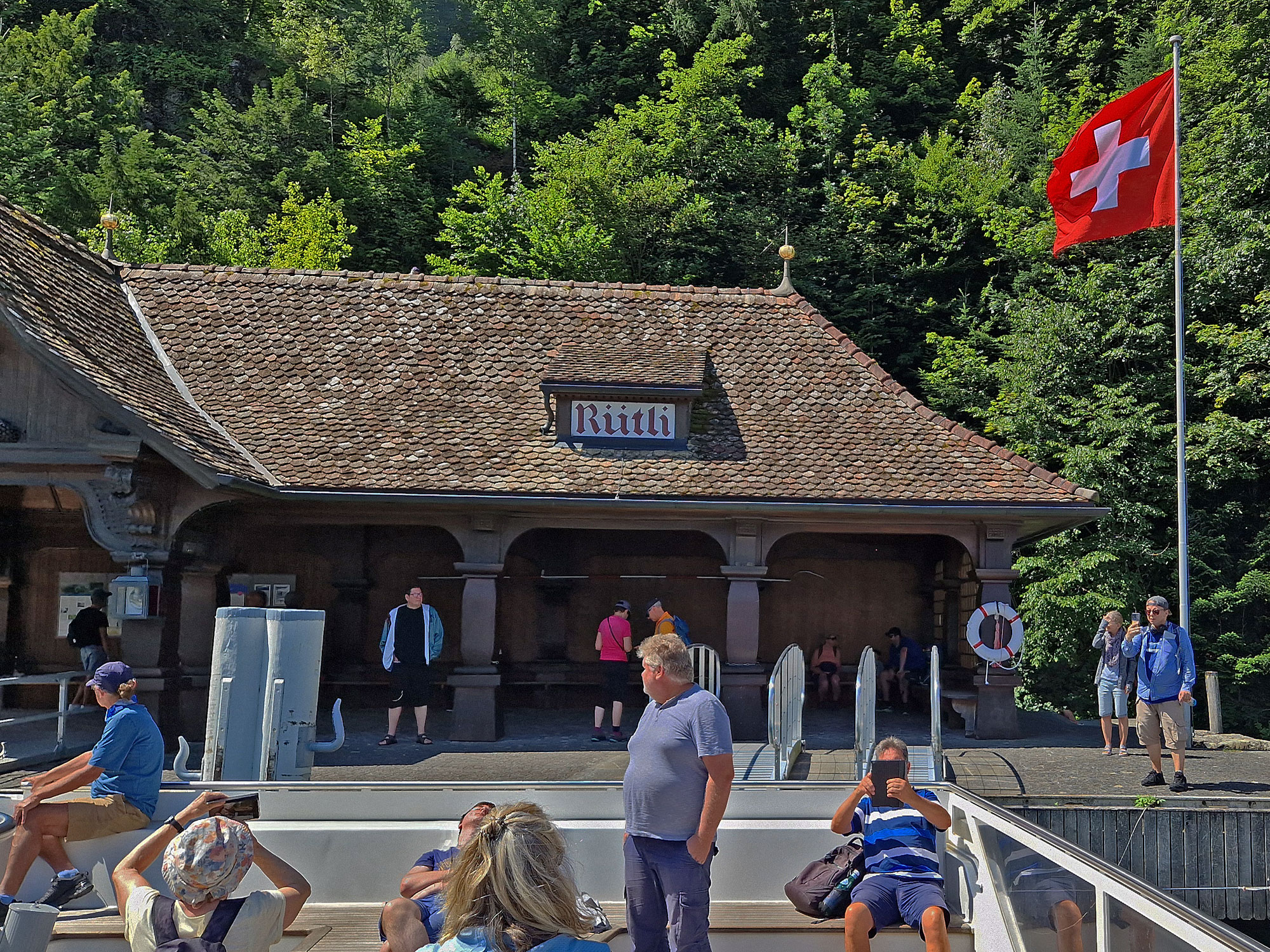 Seelisberg Rütli Bootsanlegestelle