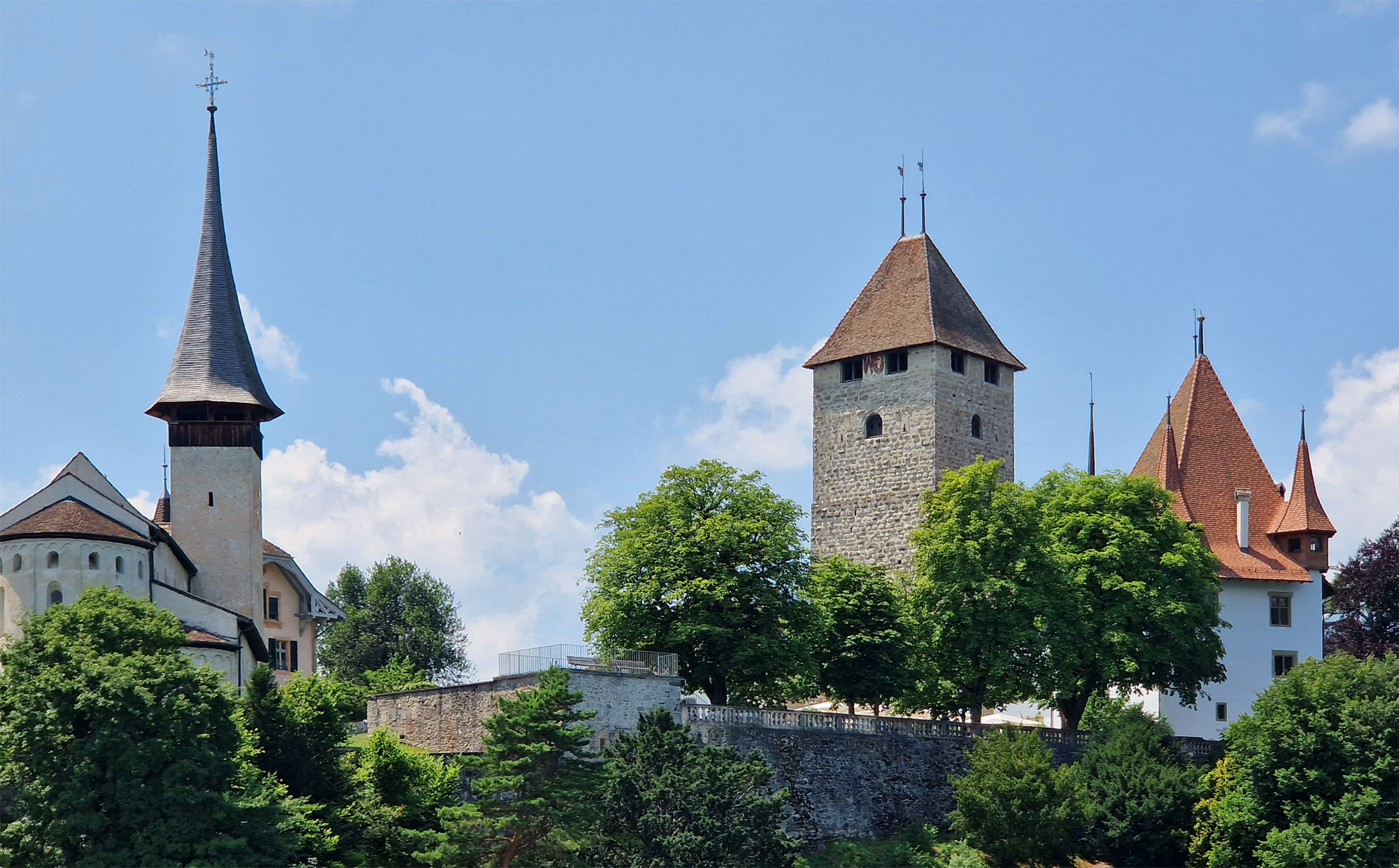 Spiez Schweiz Schloss Schlosskirche