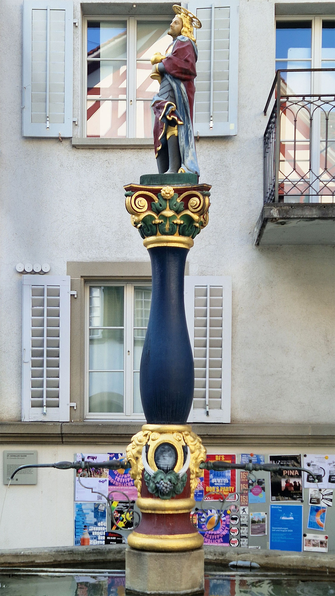 Zug Schweiz Oswaldbrunnen
