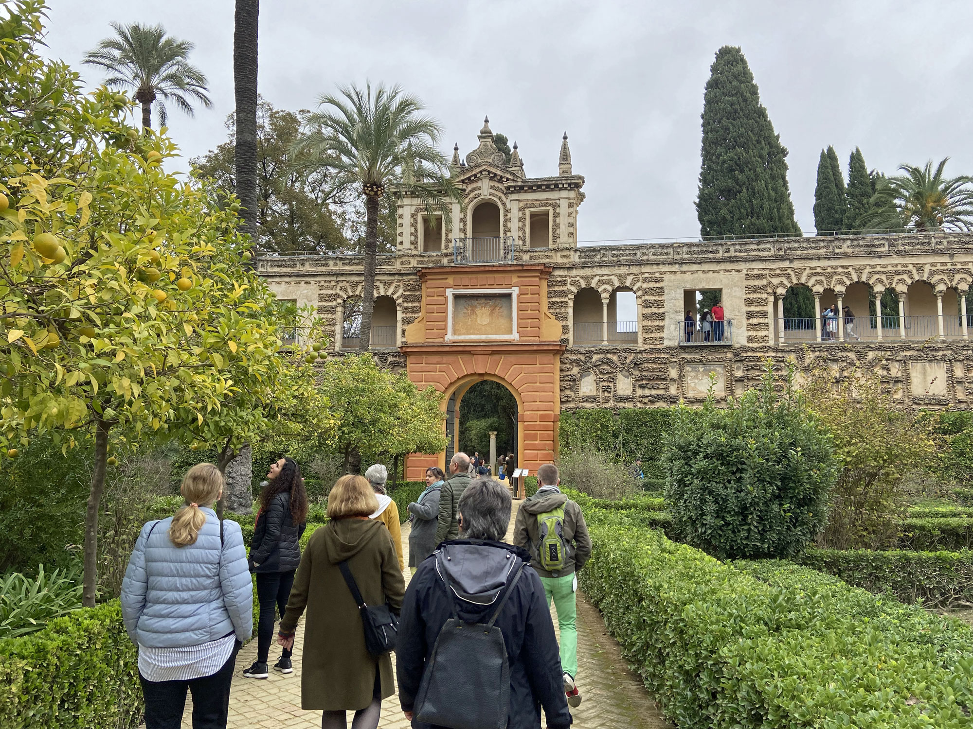 Sevilla Alcazar Garten