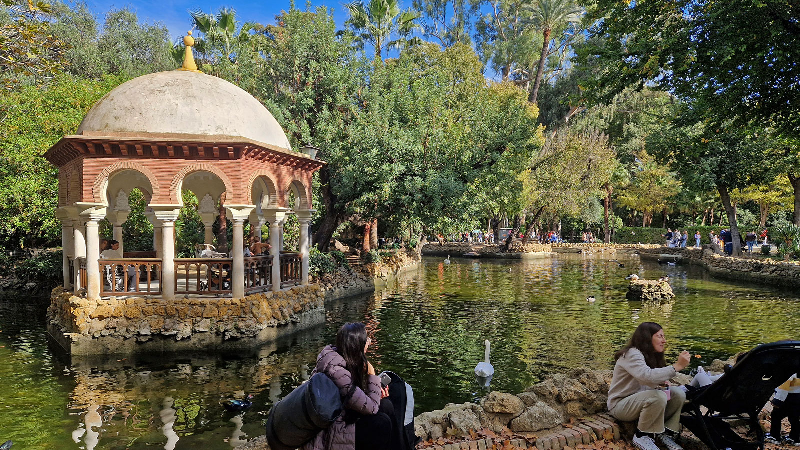 Sevilla Parque Maria Luisa Ententeich