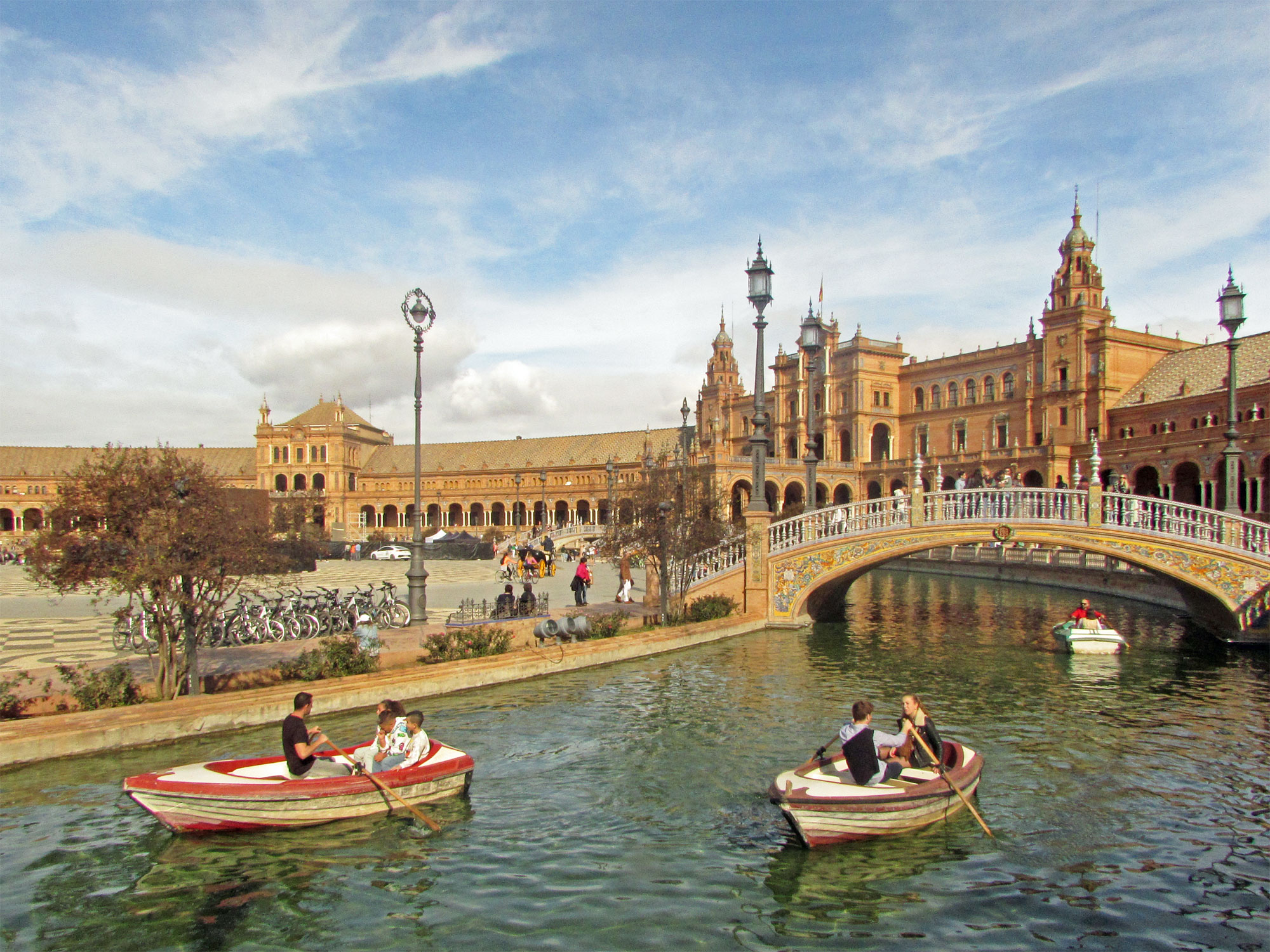 Sevilla Plaza Espana Kanal