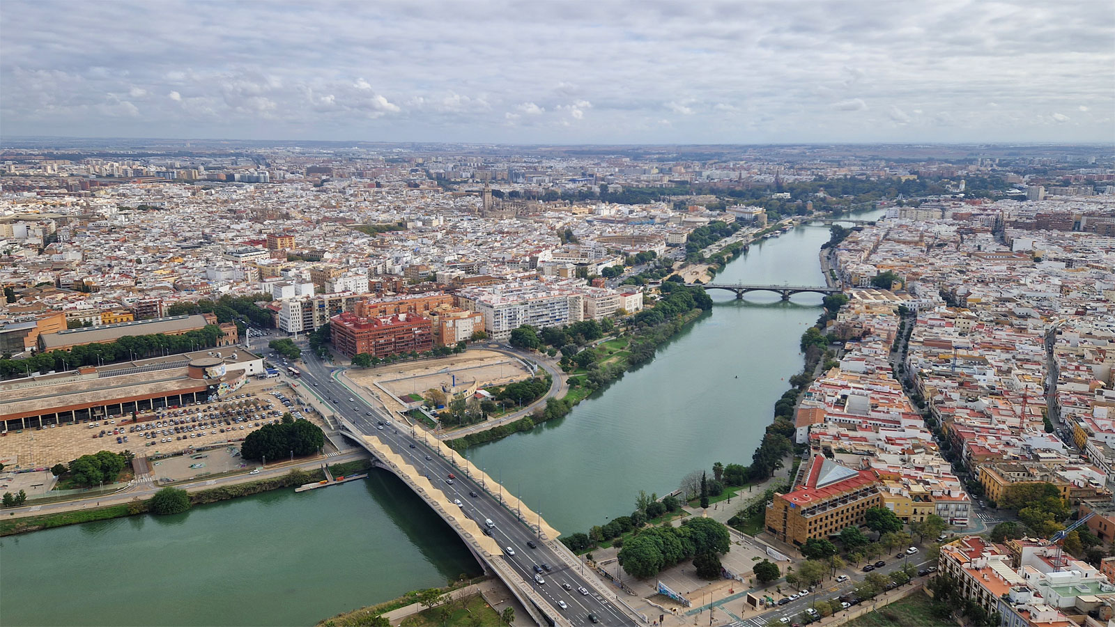 Sevilla Torre Aussicht auf Altstadt