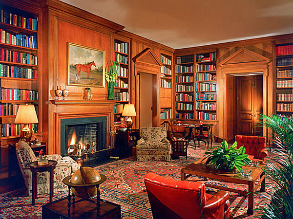 South Carolina Litchfield Plantation Bibliothek