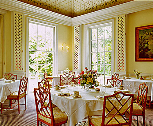 South Carolina Litchfield Plantation Speisesaal